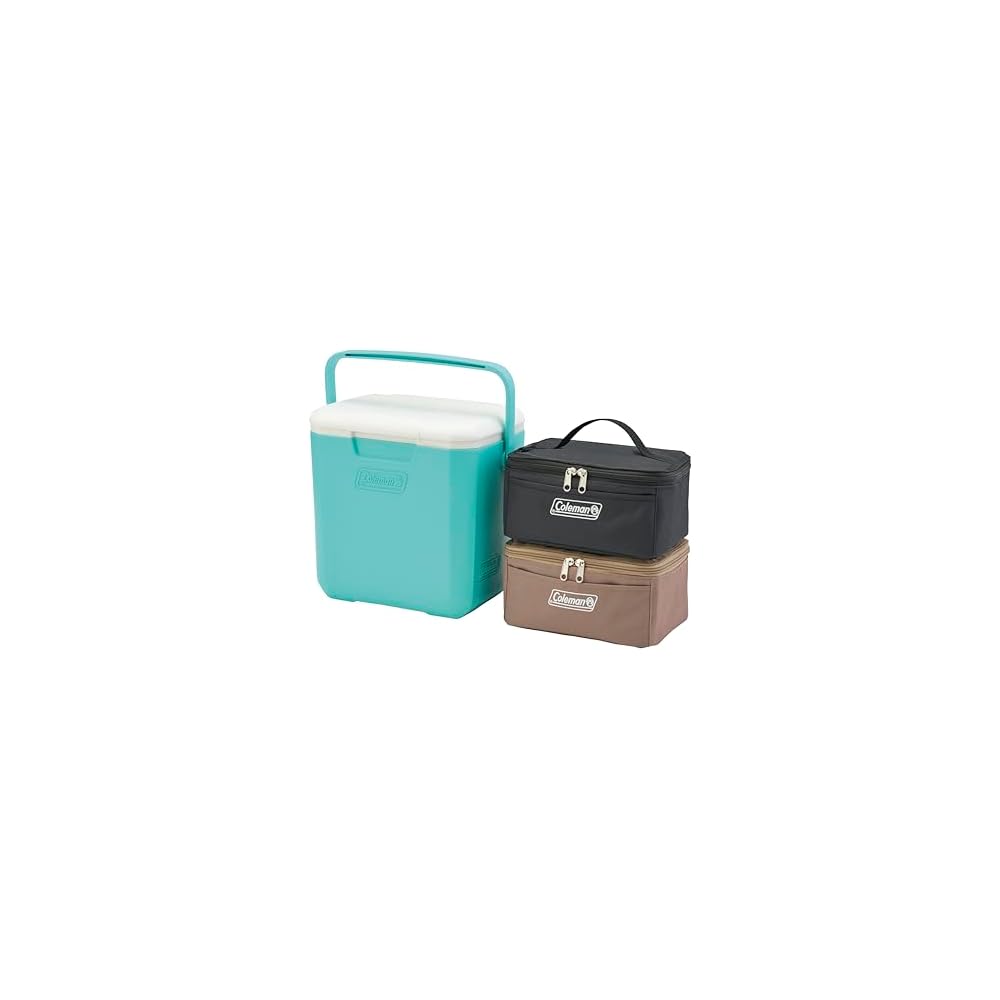 COLEMAN Insulated Cooler Bag S/Box Black Portable Storage for Food and Drinks