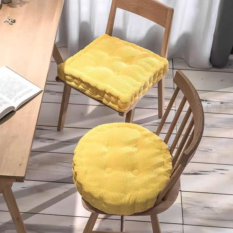 Corn Kernel Velvet Seat Cushion - Thickened Cotton Pad for Sofa, Car, Window, Chair, and Stool