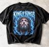 King of Kings Shirt, Vintage 90s Jesus Graphic Tee, Retro Comfort Colors® Christian Shirt, Washed Religious Tee, Faith Gift