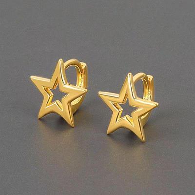 Chic Five-Pointed Star Earrings for Women - Personalized and Trendy Design for Everyday Wear