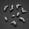 60 PCS Metric Grease Fittings Kit Metal M6 M8 M10 45 90 Degree Hydraulic Grease Zerk Assortment For Angled Grease Mechanical