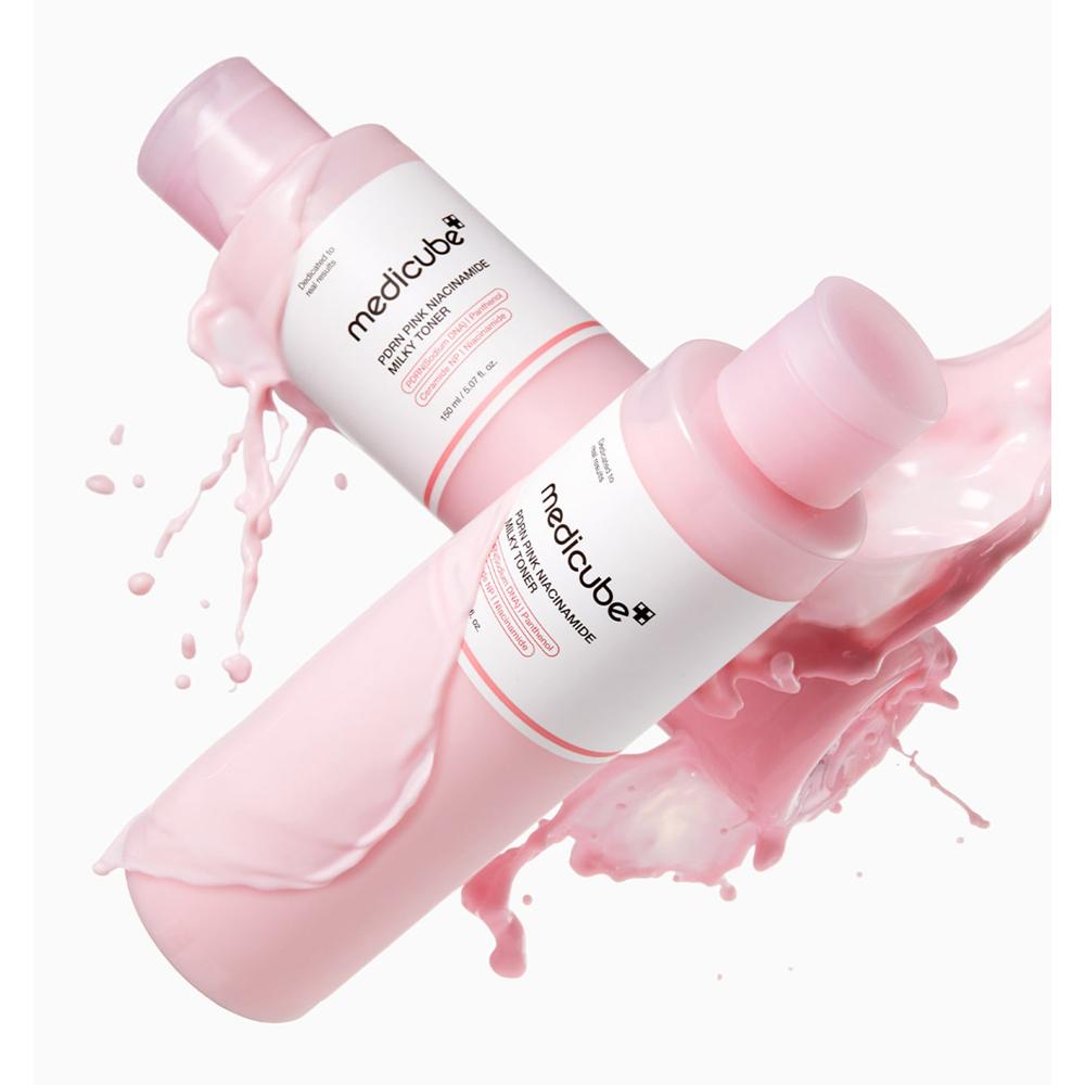 Medicube PDRN Niacinamide Milky Toner 150ml - Brightening Skin Barrier Care, Korean