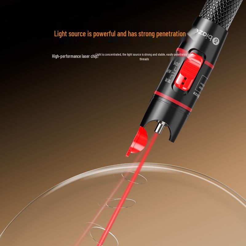 BIAZE 10km Red Light Fiber Optic Tester