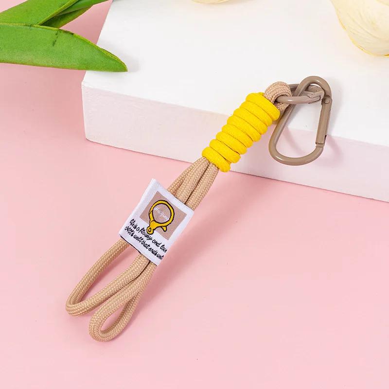 15cm Plush Small Bear Toy DIY Keychains Cute Handmade Knitted Overalls Bear Keychain Animals Pendant Girls Women Bag Accessories