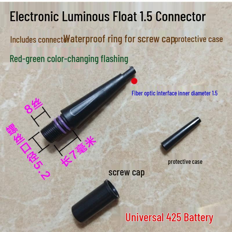 Luminous Gravity-Sensing Electronic Fishing Float Materials & Connector