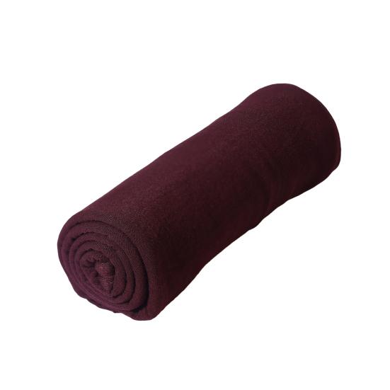 Turban Hat Pure Color Head Wrap Windproof Mercerized Cotton Soft Warm Elastic Travel