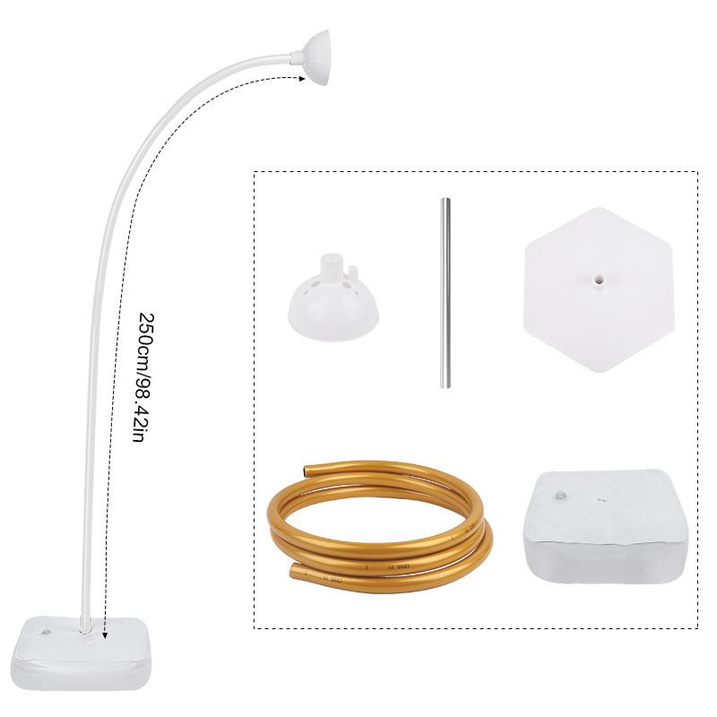 Free Bending Balloon Arch Stand Frame Half Arch Balloon Stand with Base Kit for Wedding Birthday Party Baby Showers Decorations
