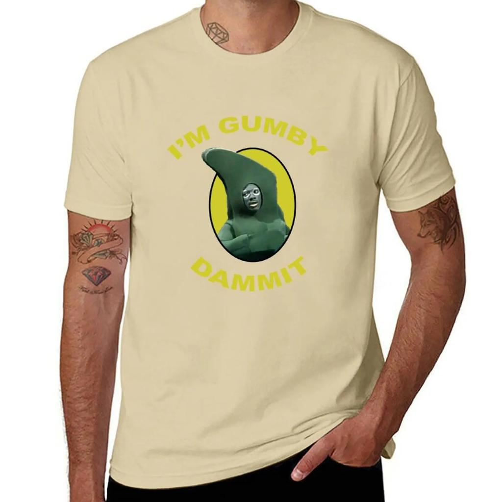 I'm Gumby Dammit T-Shirt customs design your own animal prinfor boys cute tops vintage clothes big and tall t shirts for men