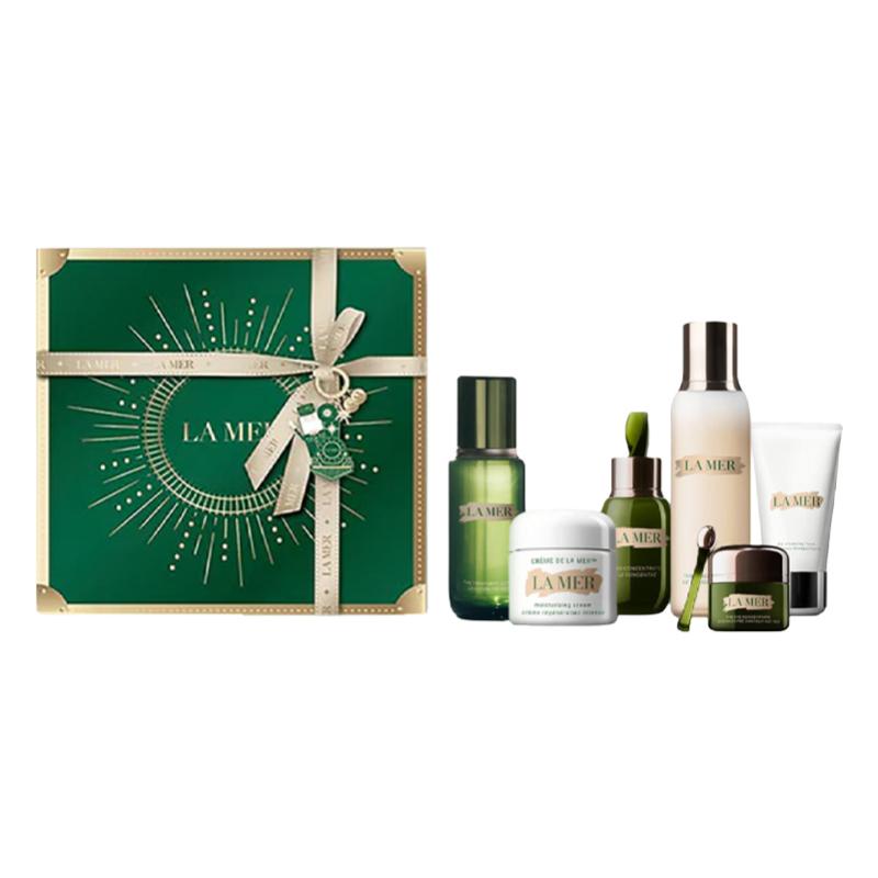 HAILANZHIMI 2024 Christmas Limited Resilient Revival Box Skincare Sets Tightening, Hydrating, Repairing Six Piece Set Gentle