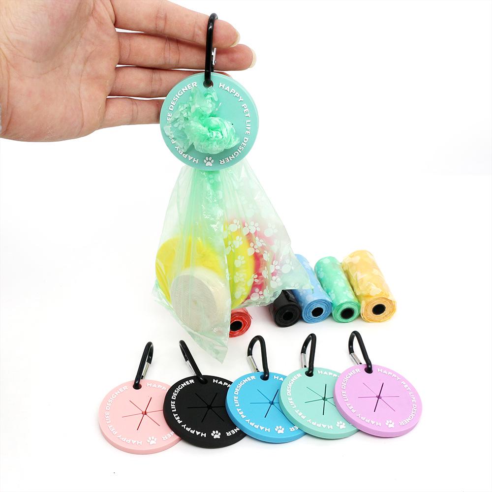 Hands-Free Dog Leash with Poop Bag Clip and Pooper Scooper Handle