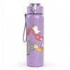 1PC Sneaker Shoe Retro Art Print 750ml Color Plastic Sports Water Bottle Leakproof Flip Straw Lid Suitable for Sports Office Home Use