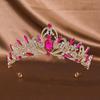 Tuanming Korean Rhinestone Crown: Elegant Princess Wedding & Photography Headdress