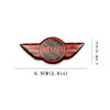 Emblème de Volant Intérieur de Voiture en Fibre de Carbone pour Mini Cooper John Cooper Works R50 R52 R53 R55 R56 F54 F55 F56 F60