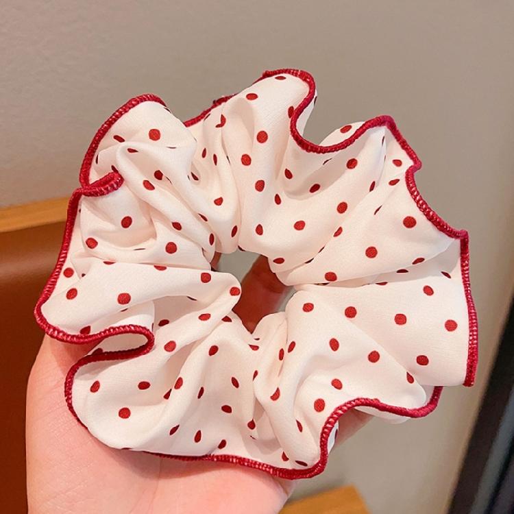 Elegantes Haarband Elastische Scrunchies Geraffte Französische Haarringe für Elegante Hochsteckfrisuren Geeignet für Langes Haar Dehnbares Haarband