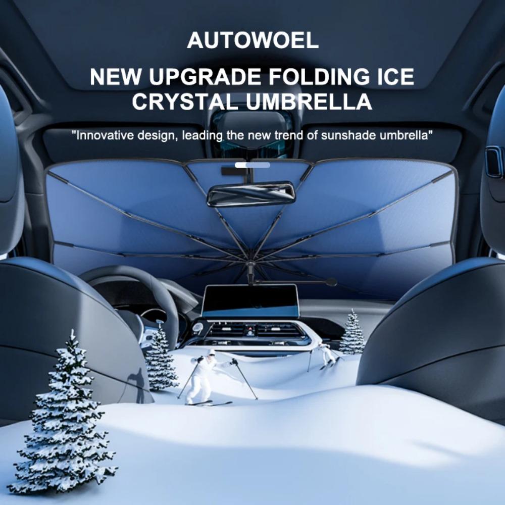 Car Sunshade Umbrella Car Sun Shade UV Protector Parasol Summer Auto Front Windshield Protection for Car Accessories