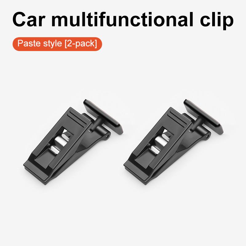 

2 шт. Автомобильный зажим для хранения Зажим для окна салона автомобиля Присоска Зажим Автомобильные зажимы Многоразовый Многофункциональный Зажим для хранения