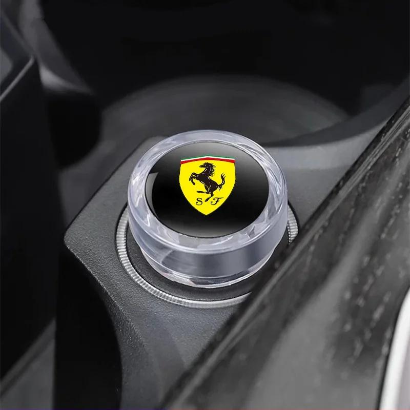 ABS Car Cigarette Lighter Cover Dust Proof Decoration Cap For Ferrari 308 GT4 328 GTB GTS F355 360 Modena F430 458ltalia 488 GTB MQ4