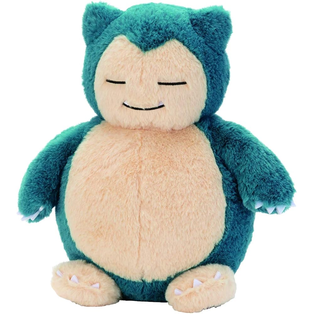Pokemon Snorlax Plush Toy M 27cm Height Soft Stuffed Animal