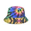 Chapeau de Soleil Anti-poussière Mode Personnalité Tie Dye Coloré Chapeau de Pêcheur 2021 Chapeaux Seau de Designer