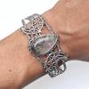 Black Rutile Gemstone Handmade Jewelry Cuff Bracelets 7''Adjustable