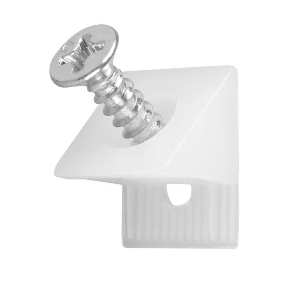 Fixing 15*13*9mm Drawer Chest Bottom Bevel Plate Support Hardware Bracket Mending Wedge Screw