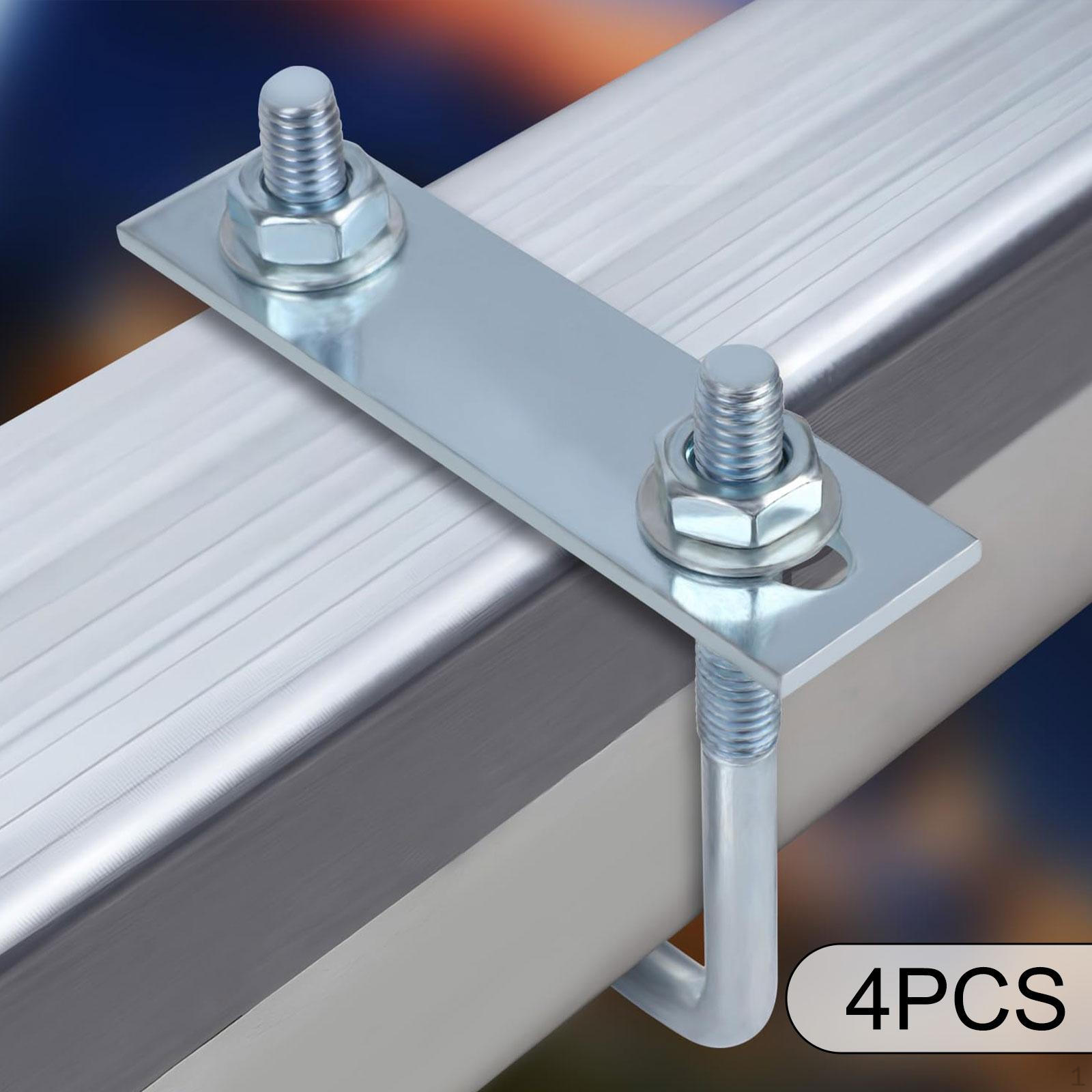 

4 Pieces Coated Reliable Heavy Duty with Nuts Plate and Washers for Industrial Rectangular Wood