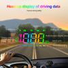 M23 Head Up Display GPS Windshield Digital Speedometer MPH Plug and Play for Car HUD Color Display with Speed Warning Direction