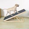 Foldable Pet Ramp for Small & Medium Dogs - Adjustable Height From 10" To 19" - Perfect for Easy Access To Cars, Beds, Couches