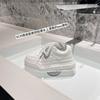 Sheepskin Version~ Star with the Same Height-increasing and Velvet Warm Little White Shoes for Women's 2025 Summer New Thick-soled Versatile Cas
