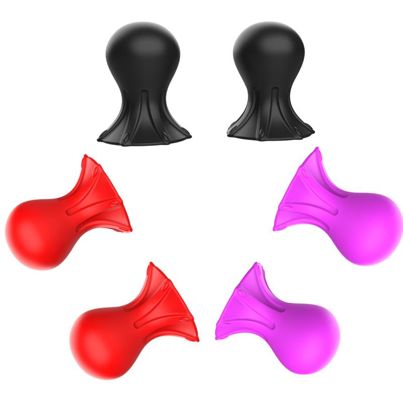 1Pair Nipple Sucker Enlarger Nipple Clit Pussy Pump Clitoris Clip Vacuum Stimulate Breast Enlarger Adults Sex Toys Women
