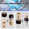 2pcs Quick Connection Pressure Washer Adapter Set Pressure Washer Connector  High Pressure Washer