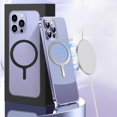 5PCS Car Phone Holder Magnetic Metal Plate Ring Sticker for Magsafe Wireless Charging for IPhone 14 15 Xiaomi  Phone Accessories