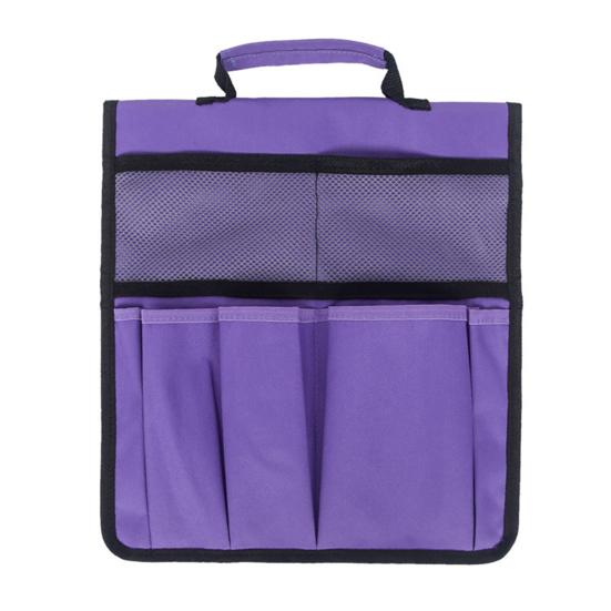 Borsa Portautensili da Giardinaggio Pieghevole Portatile con Molteplici Tasche in Rete Organizzatore