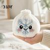 Comfortable Sensory Plushie Christmas Plush Dumpling Stress Relief Toy, Santa Claus Snowman Reindeer Squeeze Toys Steamed Bun Relaxation Toy