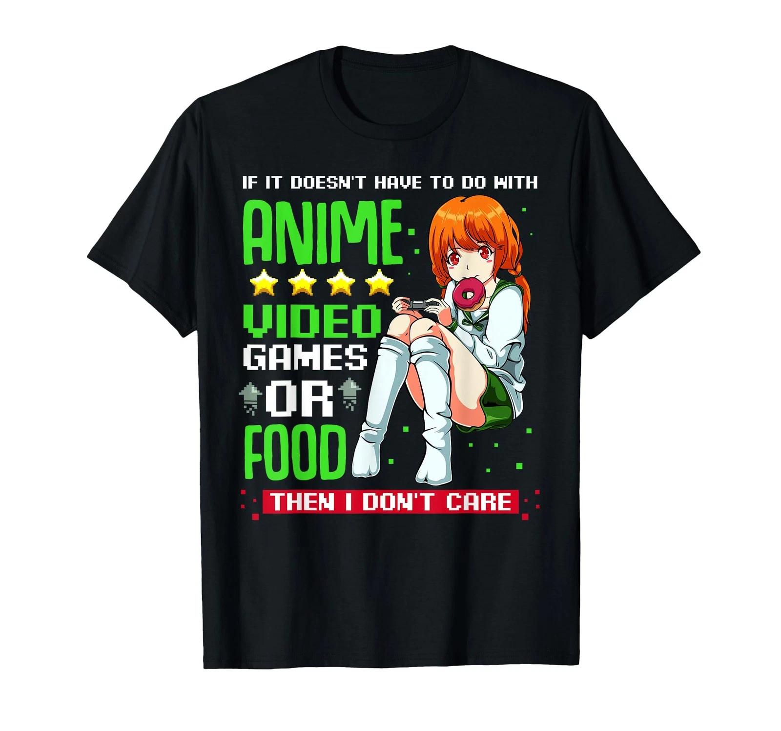 Anime, Video Games, Food, Donuts, Gamers, Games, Japan, Lovers, T-Shirts_ 3XL