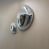 Modern Hotel Light Luxury Pendant Imitation Stainless Steel Goose Egg Stone Wall Decor Creative Water Drop Wall Decor Pendant