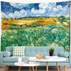 Sea Voyage Oil Painting Tapestry Wall Hanging Van Gogh Art   Bedroom Living Room Home