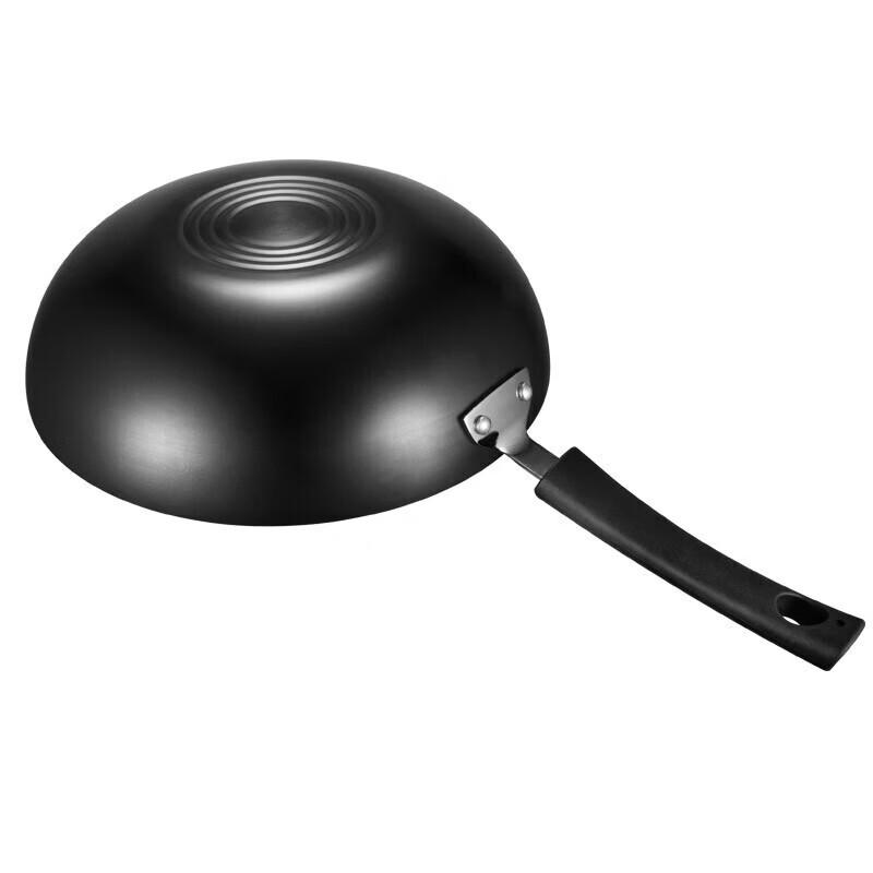 ASD Non-Rust Fine Iron Wok with Stand-up Lid