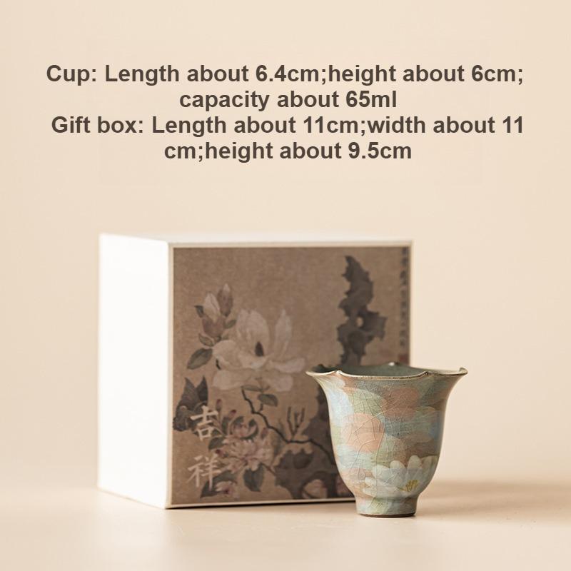 

Hand-Paint Daisy Teacups Vintage Ceramic Porcelain Tea Cup Teaware Set Chinese Kung Fu Bowls Mug Tea Ceremony Drinkware Gift Box
