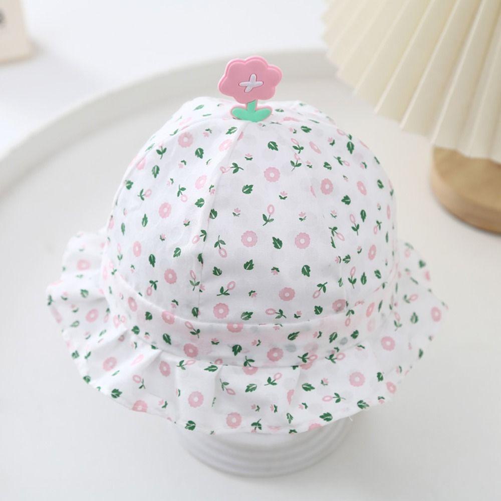 Thin Cotton Adjustable Baby Fisherman Hat Cute Thin Baby Hat Adjustable Baby Fisherman Hat