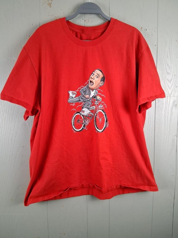 Pee Wee Herman RED Cotton All size S-5XL T-Shirt Mens DM472 Unisex T-Shirt XXXXL