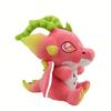Adorable 9.84" Dragon Fruit Plush Toy - Soft Polyester Stuffed Animal in White/Red, Perfect Kawaii Gift for Youngsters