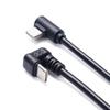 Type C Male 180 Degree to 90 Degree Charging Data Cable 60W 480Mbps USB C to USB C Charging Cable Cord for Phone Tablet