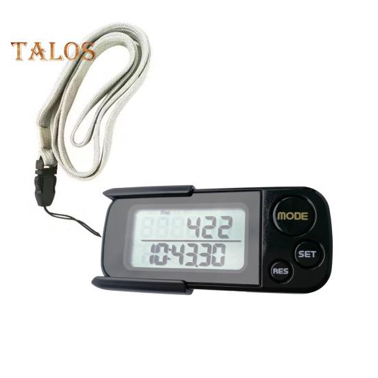 

Шагомер для ходьбы 3D с зажимом и шнурком, память на 30 дней, простой счетчик шагов с ЖК-дисплеем, точный фитнес-трекер для мужчин и женщин чёрный