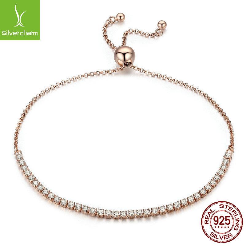 

Женский регулируемый браслет-коробка из стерлингового серебра S925, простой и высококлассный браслет с темпераментом 925 Silver