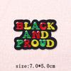 Black Girl Embroidery Patch Iron On Patches For Clothing Black Girl Magic Patches On Clothes DIY Sewing Ironing Patch Applique