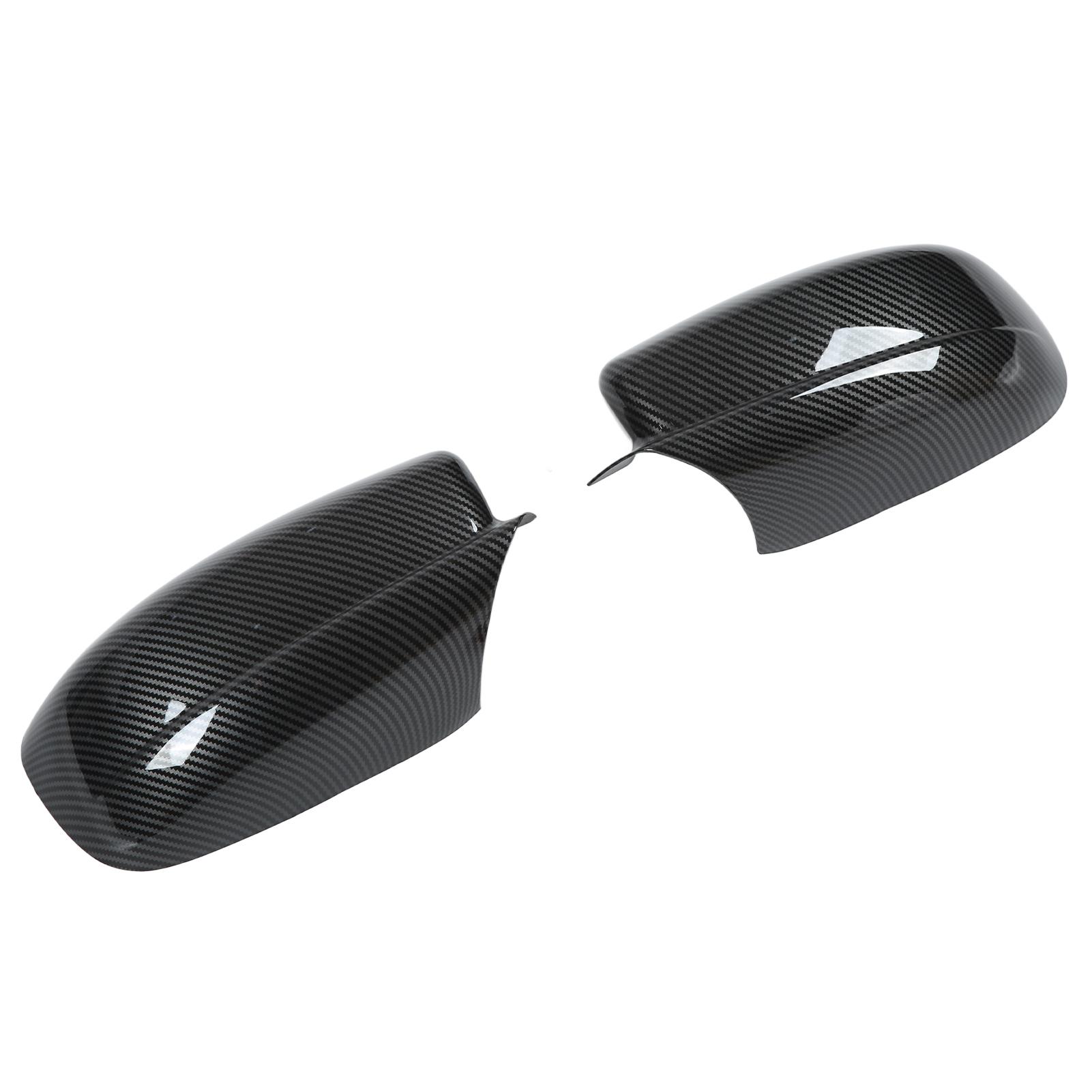 

2 шт. чехол для зеркала заднего вида из углеродного волокна с двухсторонним клеем для замены для Chrysler