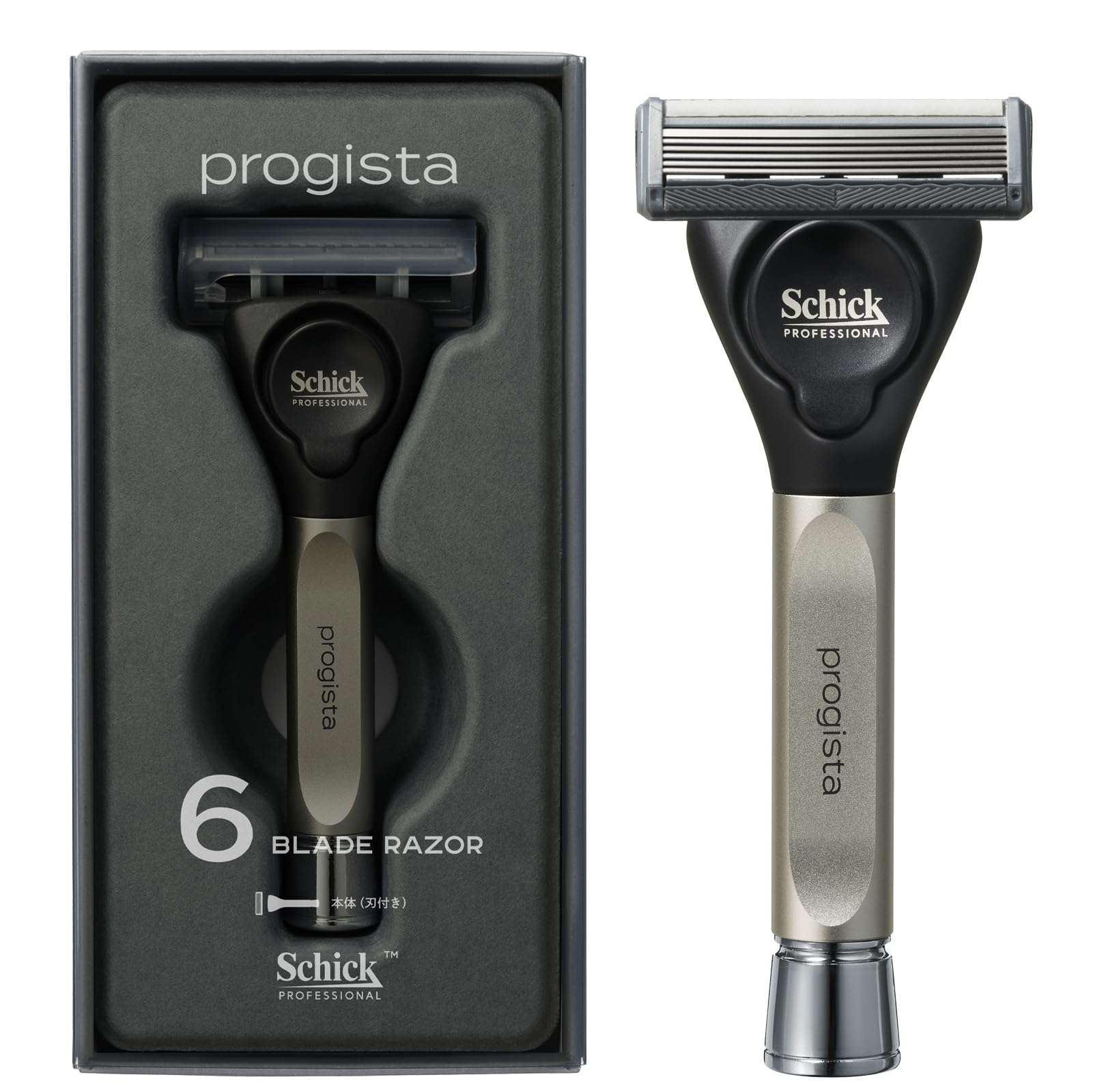 

Schick Progista Shaver Holder Razor 6-Blade (with blades) Men s