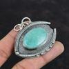 Amazonite Gemstone Pendant Elegant Jewelry 925 Sterling Silver Pendant Handmade Pendant Amazonite Jewelry Ethnic Style Pendant Gifts For Her