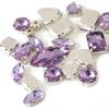 Mixed 50 Rhinestones Single Claw Glass Hand Sewing Drill Claw Drill DIY Wedding Decoration Clothing Crystal Buckle Rhinestone Sew on Beads